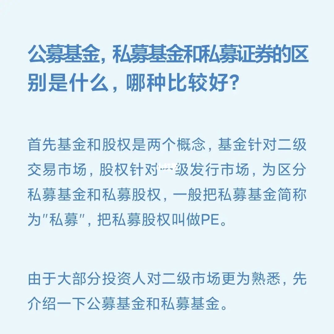 两种基金，你会选择哪种吗？（一）基金